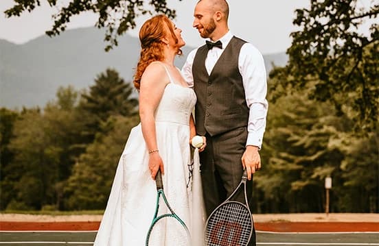 Tennis and pickleball court at Mountain Top Resort