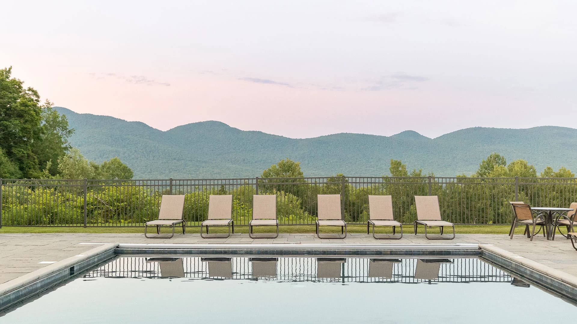 Mountain Top Resort pool with mountain views